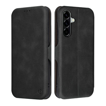 Custodia per Samsung Galaxy A56 A566, Techsuit, Safe Wallet Plus, Nera