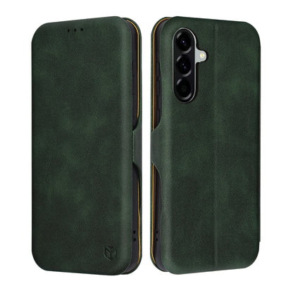 Custodia per Samsung Galaxy A56 A566, Techsuit, Safe Wallet Plus, Verde