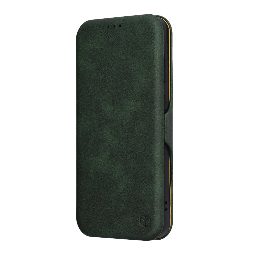 Custodia per Samsung Galaxy A56 A566, Techsuit, Safe Wallet Plus, Verde