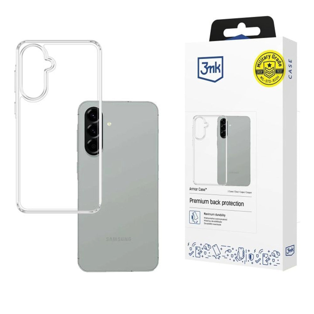 Custodia per Samsung Galaxy A57 5G, 3MK, Armor, Trasparente