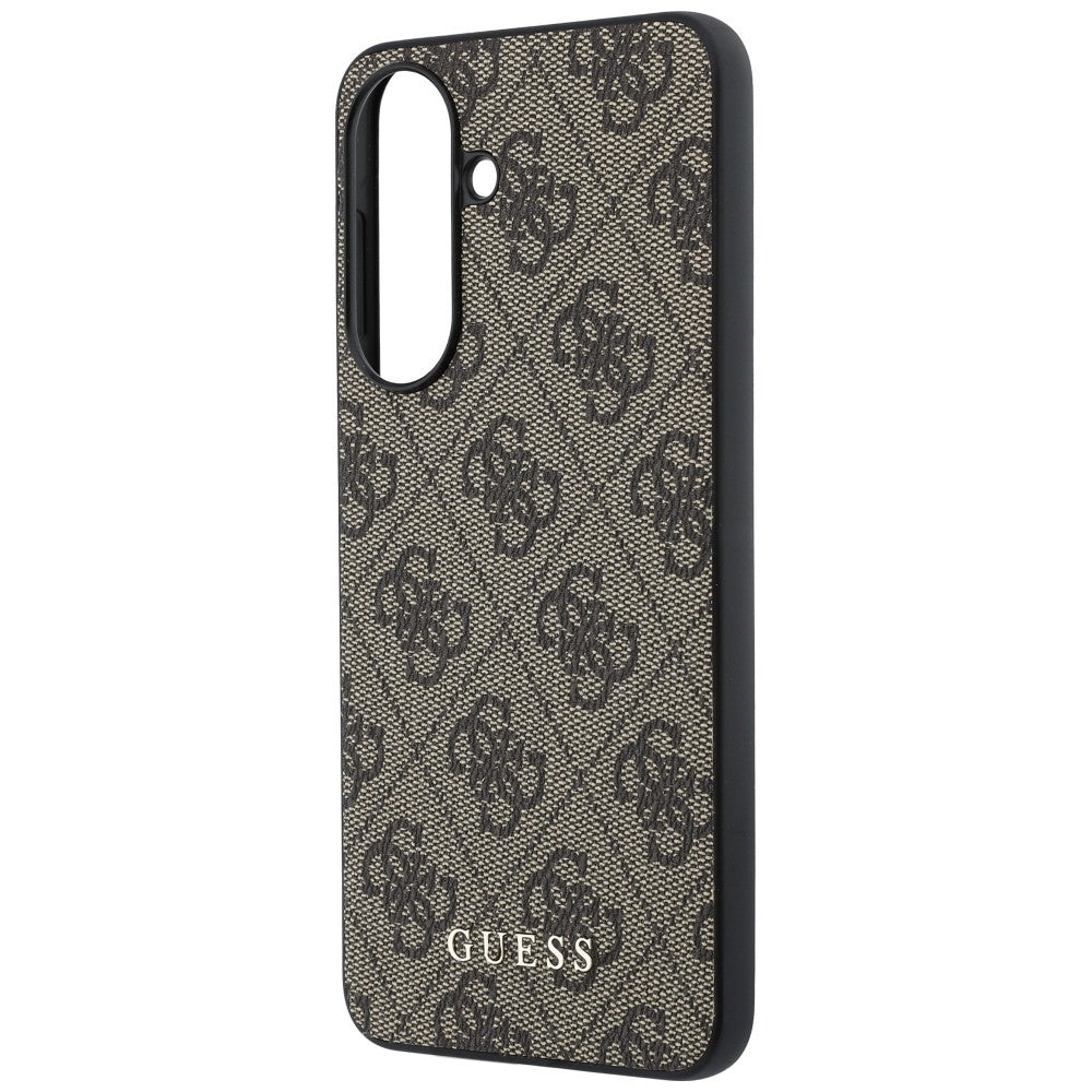 Custodia per Samsung Galaxy A57 5G, Guess, 4G Classic Logo Charm, Marrone