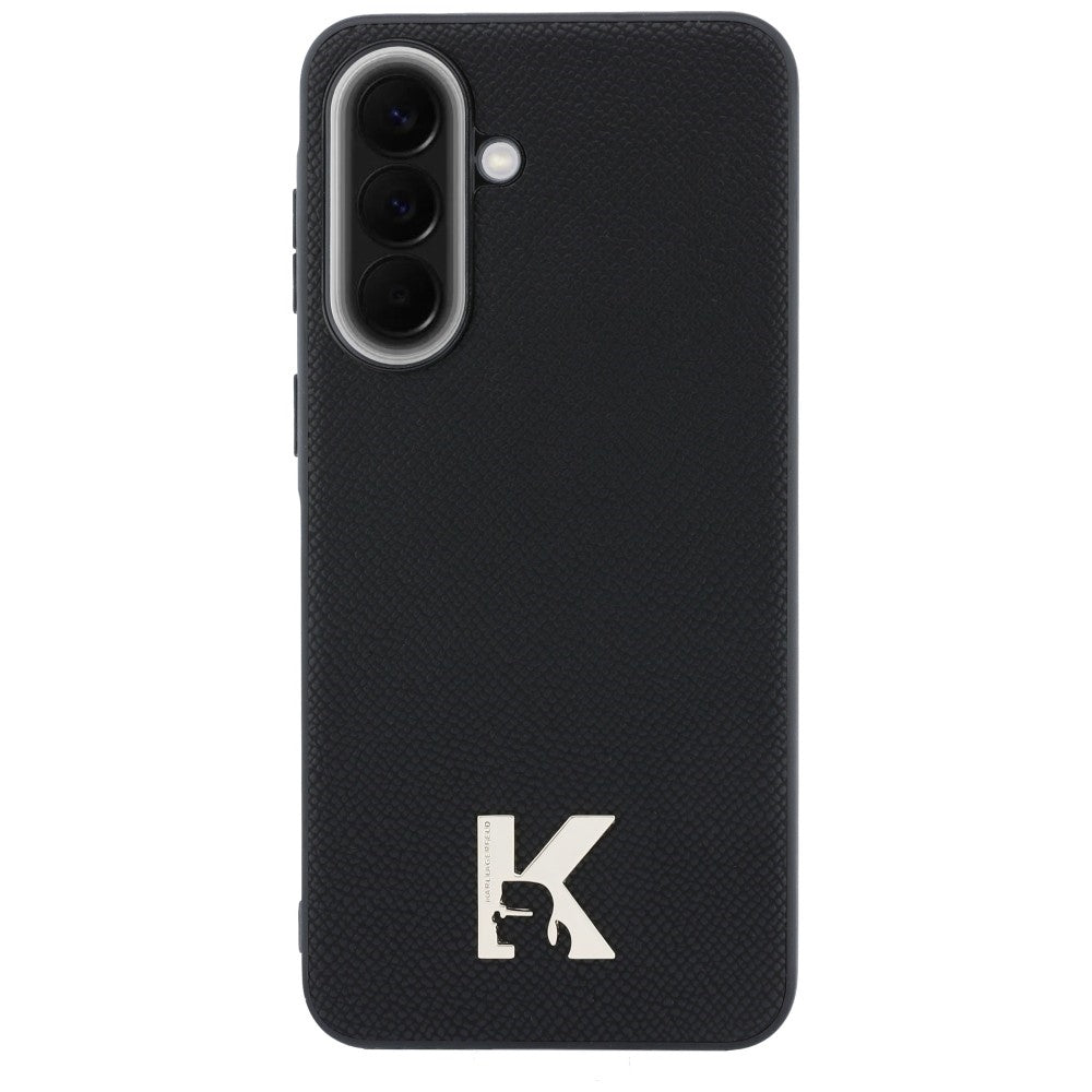 Custodia per Samsung Galaxy A57 5G, Karl Lagerfeld, Karl Head Logo, Nera
