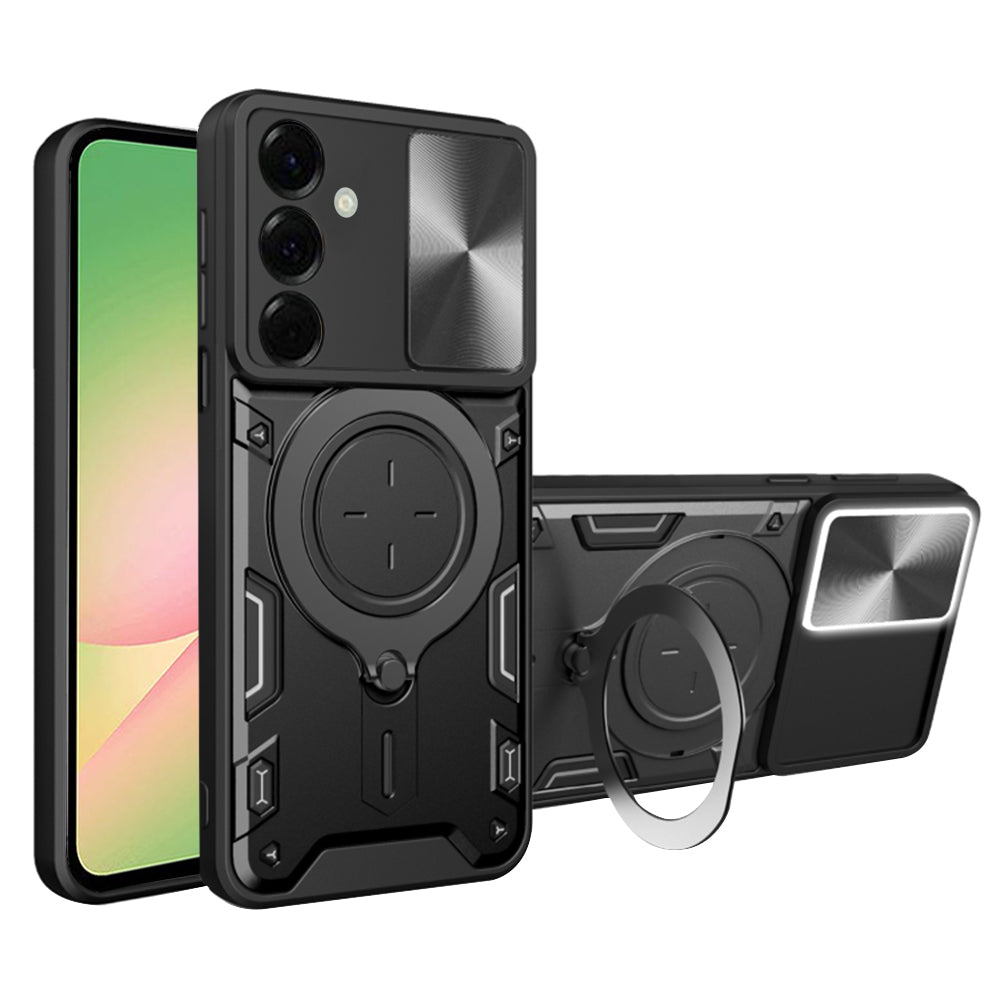 Custodia per Samsung Galaxy A57 5G, Techsuit, CamGuard Pro, Nera