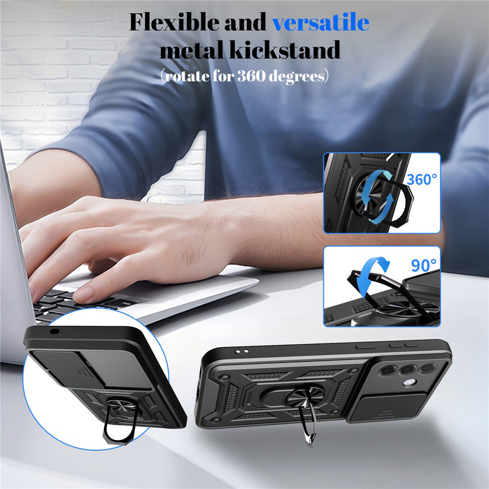 Custodia per Samsung Galaxy A57 5G, Techsuit, CamShield, Dorata