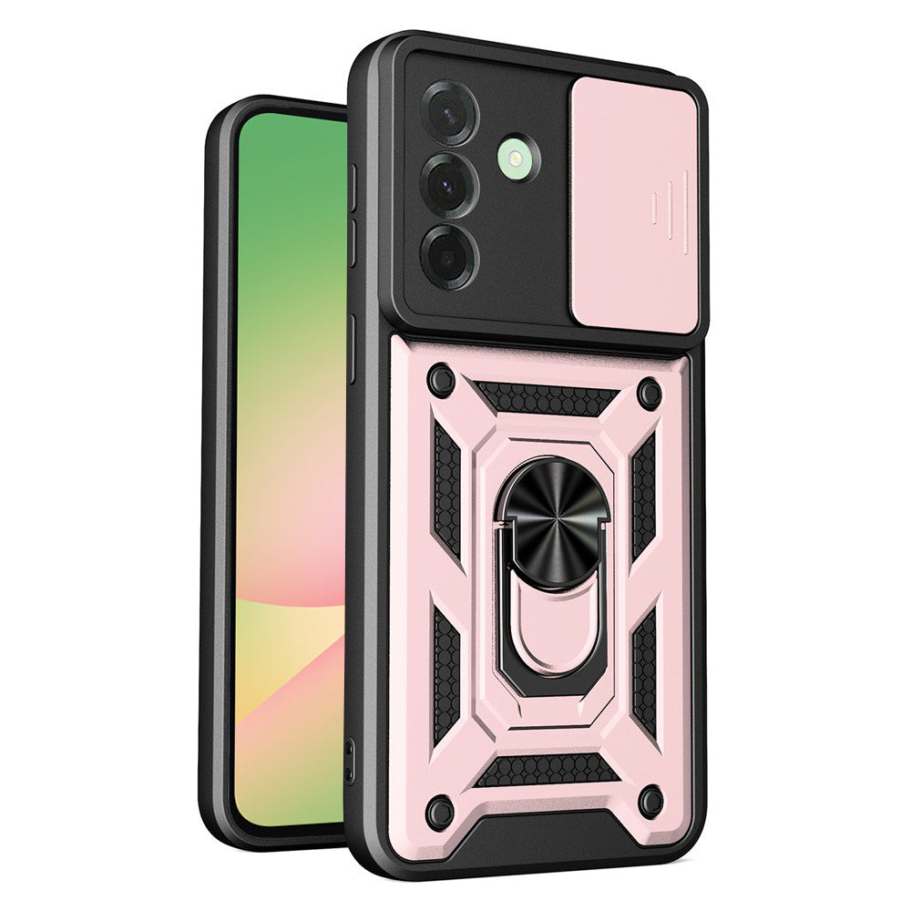 Custodia per Samsung Galaxy A57 5G, Techsuit, CamShield, Rosa Dorato