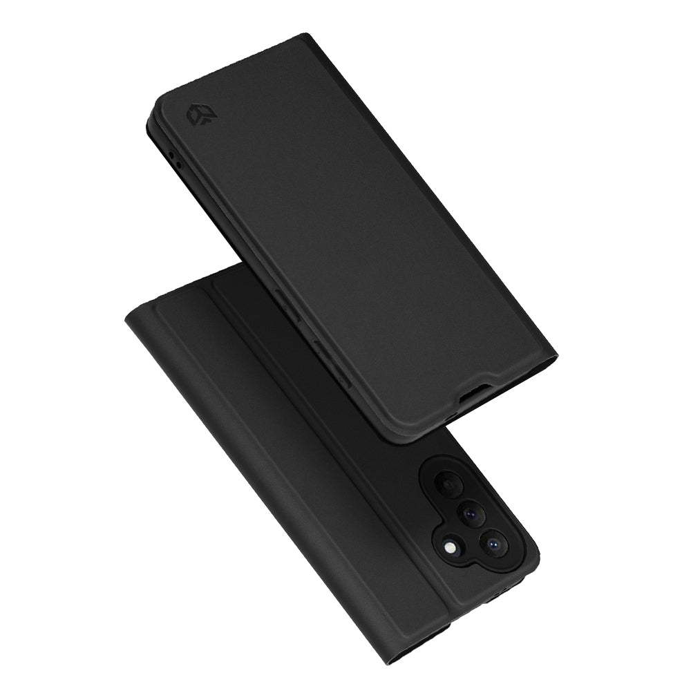 Custodia per Samsung Galaxy A57 5G, Techsuit, Magskin Book, Nera