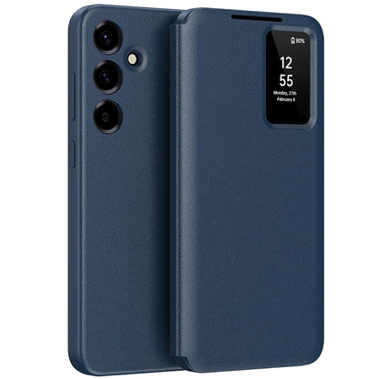 Custodia per Samsung Galaxy A57 5G, Techsuit, SmartView, Blu
