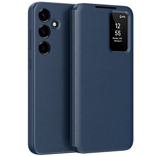 Custodia per Samsung Galaxy A57 5G, Techsuit, SmartView, Blu