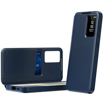 Custodia per Samsung Galaxy A57 5G, Techsuit, SmartView, Blu