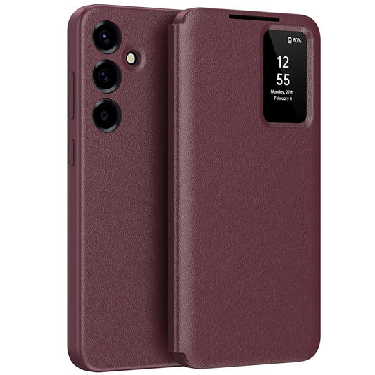 Custodia per Samsung Galaxy A57 5G, Techsuit, SmartView, Rossa