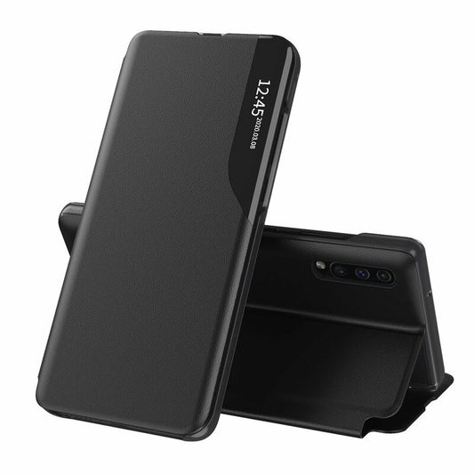 Custodia per Samsung Galaxy A70s A707 / A70 A705, Techsuit, eFold, Nera