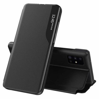 Custodia per Samsung Galaxy A71 A715, Techsuit, eFold, Nera