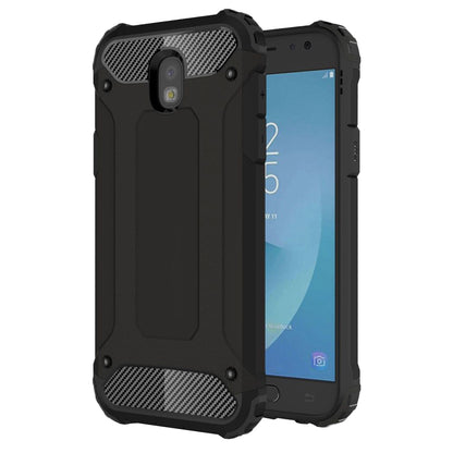 Custodia per Samsung Galaxy J5 (2017) J530, Techsuit, Hybrid Armor, Nera