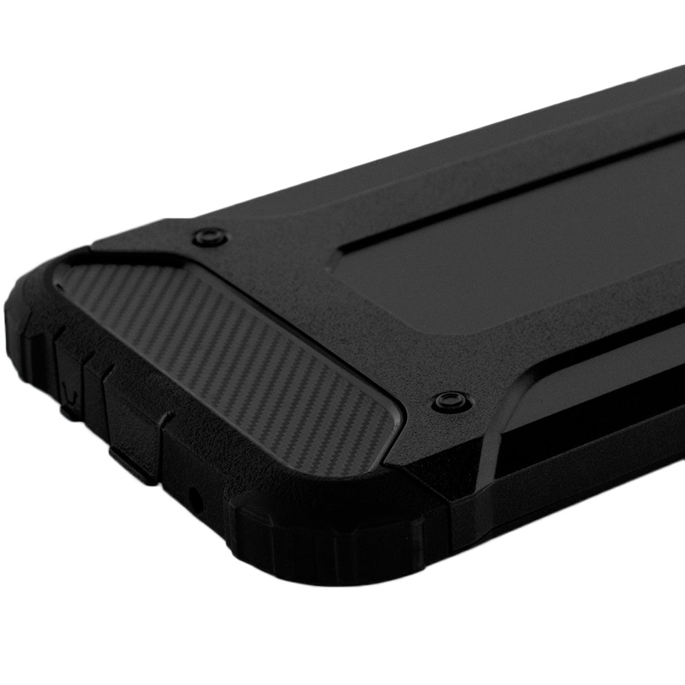 Custodia per Samsung Galaxy J5 J500, Techsuit, Hybrid Armor, Nera