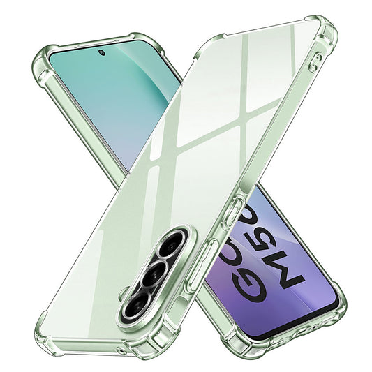Custodia per Samsung Galaxy M56 M566, Techsuit, Shockproof Clear, Trasparente