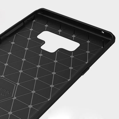 Custodia per Samsung Galaxy Note 9 N960, Techsuit, Carbonio, Nera