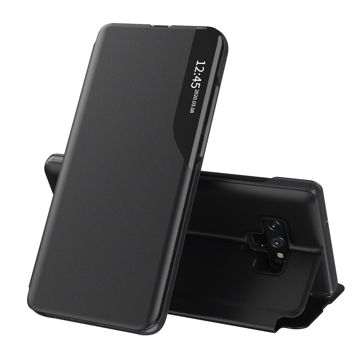 Custodia per Samsung Galaxy Note 9 N960, Techsuit, eFold, Nera