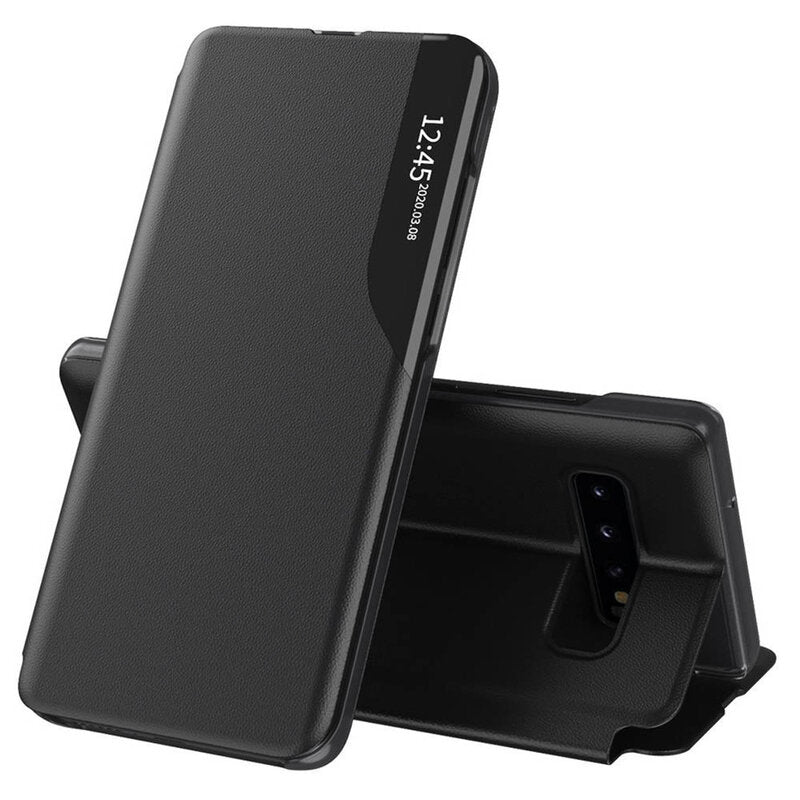 Custodia per Samsung Galaxy S10+ G975, Techsuit, eFold, Nera