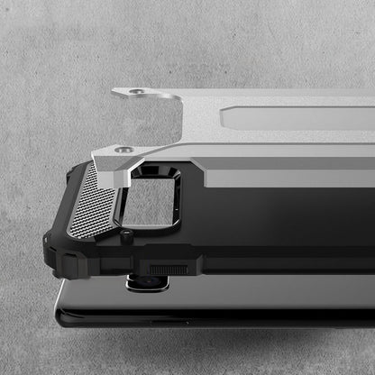 Custodia per Samsung Galaxy S10+ G975, Techsuit, Hybrid Armor, Nera