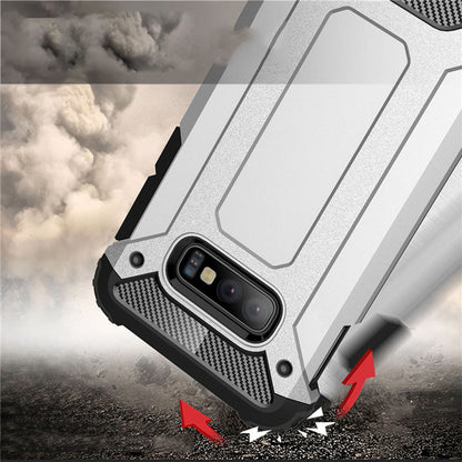 Custodia per Samsung Galaxy S10e G970, Techsuit, Hybrid Armor, Nera