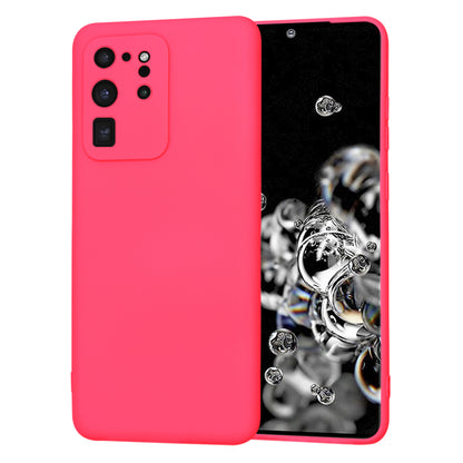 Custodia per Samsung Galaxy S20 Ultra 5G G988 / S20 Ultra G988, Techsuit, SoftFlex, Rosa Scuro
