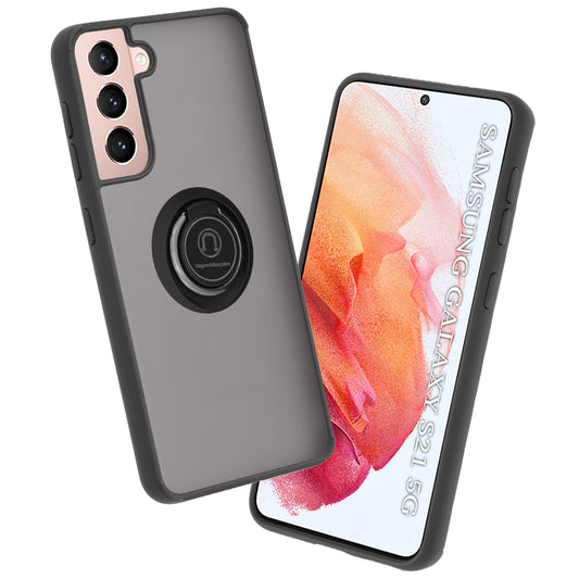 Custodia per Samsung Galaxy S21 5G G991, Techsuit, Glinth, Nera