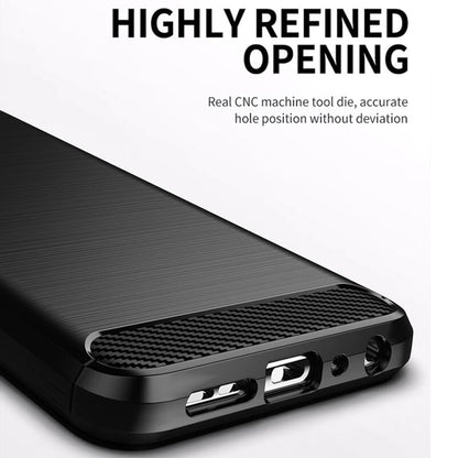 Custodia per Samsung Galaxy S21 FE 5G G990, Techsuit, Carbonio, Nera