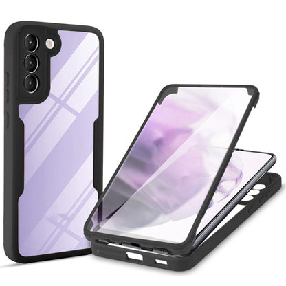 Custodia per Samsung Galaxy S21 FE 5G G990, Techsuit, ColorVerse 360, Nera
