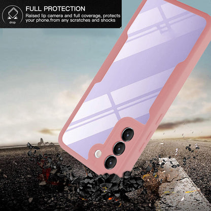Custodia per Samsung Galaxy S21 FE 5G G990, Techsuit, ColorVerse 360, Nera