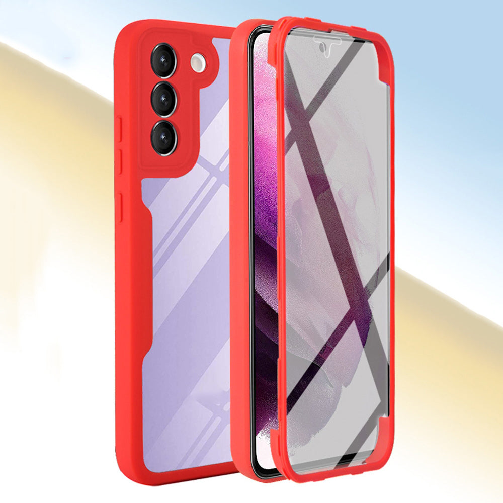 Custodia per Samsung Galaxy S21 FE 5G G990, Techsuit, ColorVerse 360, Nera