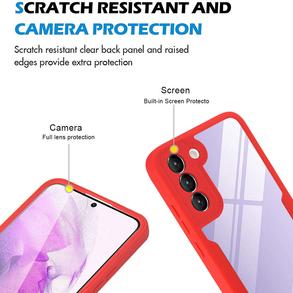 Custodia per Samsung Galaxy S21 FE 5G G990, Techsuit, ColorVerse 360, Nera