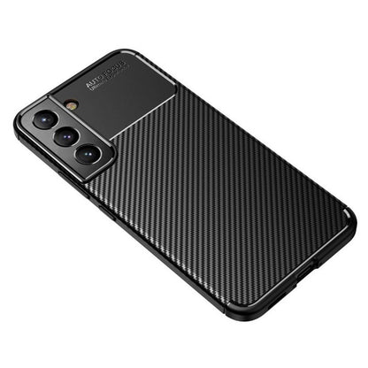 Custodia per Samsung Galaxy S22 5G S901, Techsuit, CarbonFiber, Nera