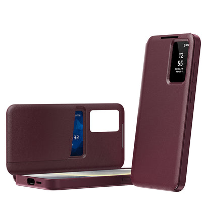 Custodia per Samsung Galaxy S22+ 5G S906, Techsuit, SmartView, Rossa