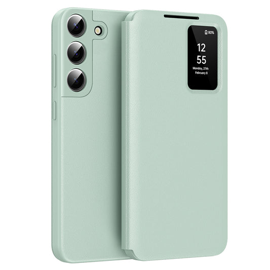 Custodia per Samsung Galaxy S22+ 5G S906, Techsuit, SmartView, Verde
