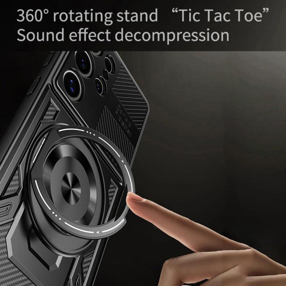 Case for Samsung Galaxy S22 Ultra 5G S908, Techsuit, RuggedCam, Black