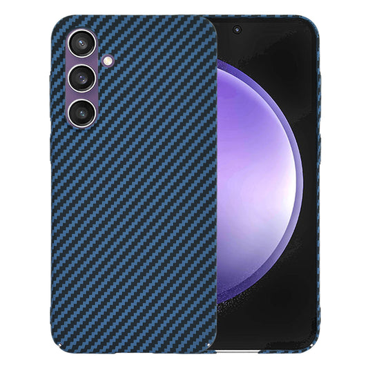 Custodia per Samsung Galaxy S23 FE S711, Techsuit, Carbonite FiberShell, Turchese
