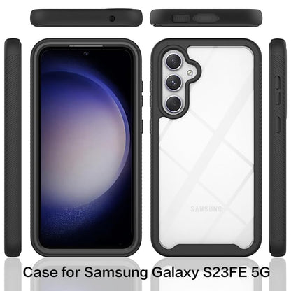 Custodia per Samsung Galaxy S23 FE S711, Techsuit, Defense360 Pro, Nera