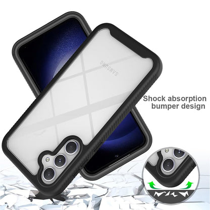 Custodia per Samsung Galaxy S23 FE S711, Techsuit, Defense360 Pro, Nera