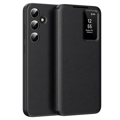 Custodia per Samsung Galaxy S23 FE S711, Techsuit, SmartView, Nera