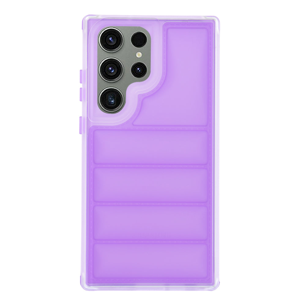 Custodia per Samsung Galaxy S23 FE S711, Techsuit, Wave Shield, Viola