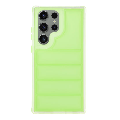 Custodia per Samsung Galaxy S23 FE S711, Techsuit, Wave Shield, Verde