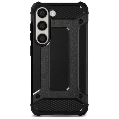 Custodia per Samsung Galaxy S23+ S916, Techsuit, Hybrid Armor, Nera