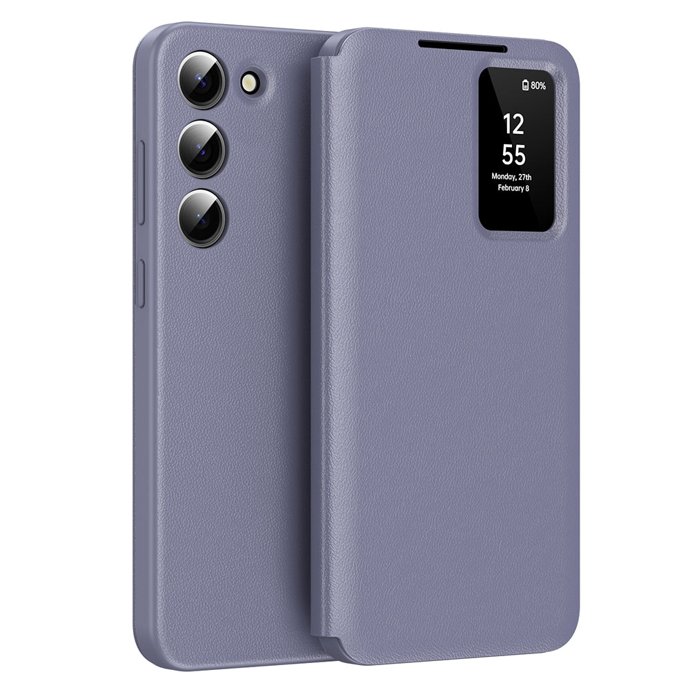 Custodia per Samsung Galaxy S23+ S916, Techsuit, SmartView, Viola