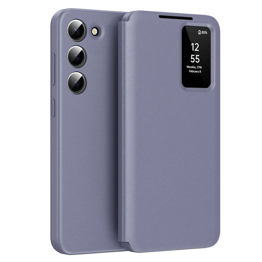 Custodia per Samsung Galaxy S23+ S916, Techsuit, SmartView, Viola