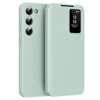 Custodia per Samsung Galaxy S23+ S916, Techsuit, SmartView, Verde