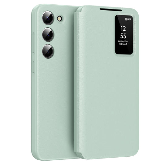 Custodia per Samsung Galaxy S23+ S916, Techsuit, SmartView, Verde