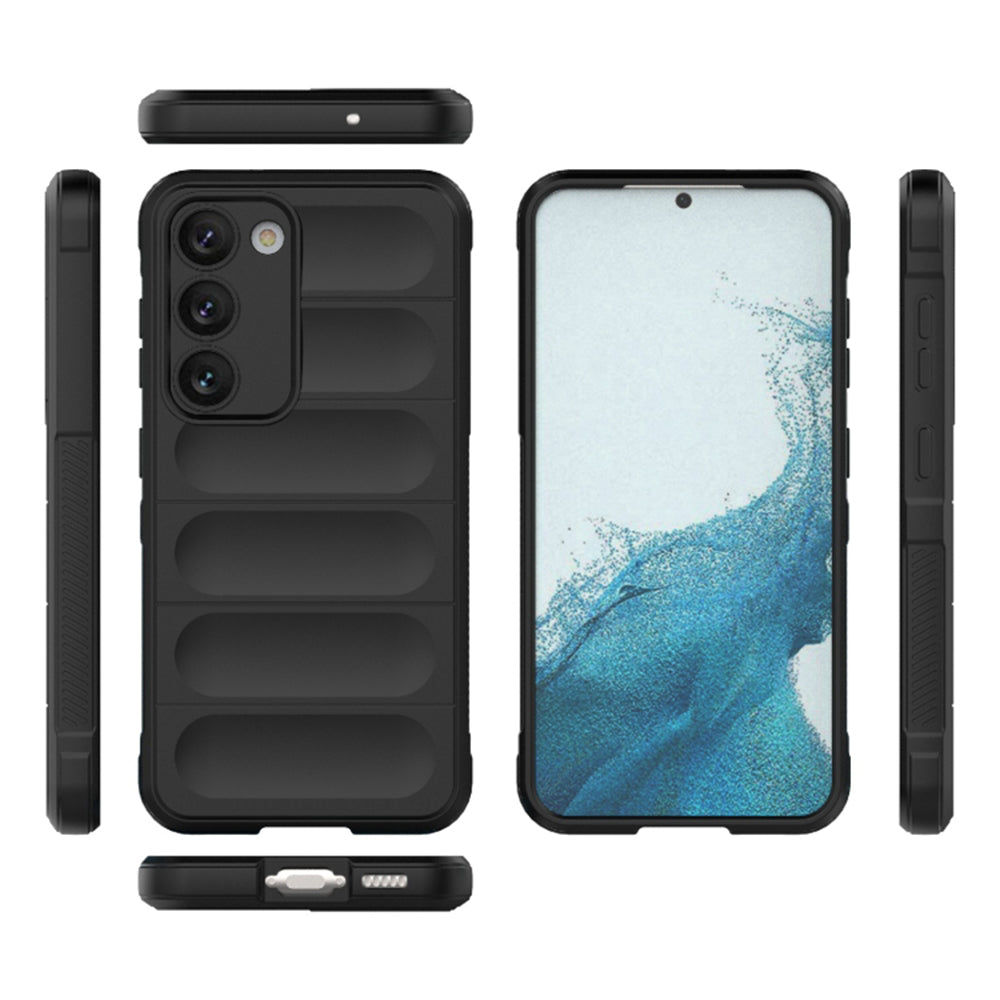 Custodia per Samsung Galaxy S23 S911, Techsuit, Magic Shield, Nera