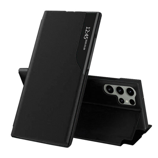 Custodia per Samsung Galaxy S23 Ultra S918, Techsuit, eFold, Nera