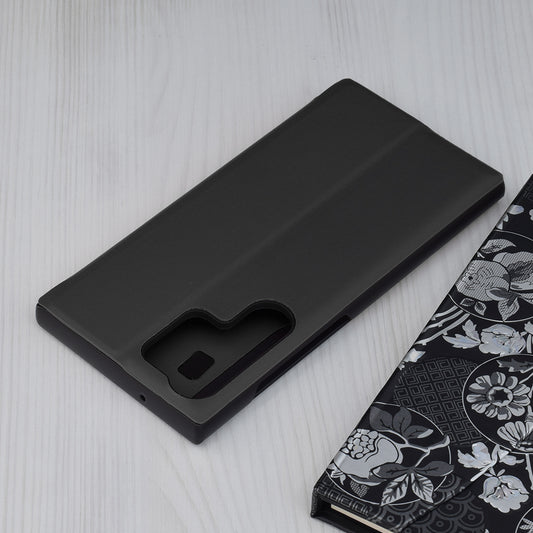 Custodia per Samsung Galaxy S23 Ultra S918, Techsuit, eFold, Nera