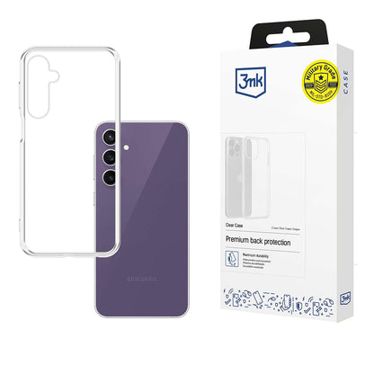 Custodia per Samsung Galaxy S24 FE S721, 3MK, Clear, Trasparente